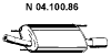 EBERSPÄCHER 04.100.86 (0410086) End Silencer