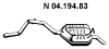 EBERSPÄCHER 04.194.83 (0419483) End Silencer