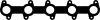 PAYEN JD228 Gasket, exhaust manifold