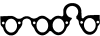 VICTOR REINZ 71-29174-00 (712917400) Gasket, intake manifold
