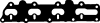 VICTOR REINZ 71-34278-00 (713427800) Gasket, exhaust manifold
