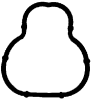 VICTOR REINZ 71-34324-00 (713432400) Gasket, intake manifold