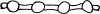 VICTOR REINZ 71-34841-00 (713484100) Gasket, intake manifold