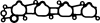 VICTOR REINZ 71-52661-00 (715266100) Gasket, intake manifold