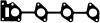 VICTOR REINZ 71-53446-00 (715344600) Gasket, exhaust manifold