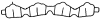 VICTOR REINZ 71-38218-00 (713821800) Gasket, intake manifold
