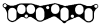 AJUSA 00804500 Gasket, intake manifold