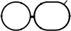 AJUSA 00962100 Gasket, intake manifold