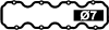 AJUSA 11007200 Gasket, cylinder head cover