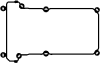 AJUSA 11060800 Gasket, cylinder head cover