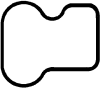 AJUSA 11084300 Gasket, cylinder head cover