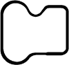 AJUSA 11084600 Gasket, cylinder head cover