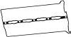 AJUSA 11090000 Gasket, cylinder head cover