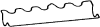 AJUSA 11097600 Gasket, cylinder head cover