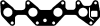 AJUSA 13072300 Gasket, intake manifold