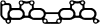 AJUSA 13075100 Gasket, intake manifold