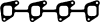 AJUSA 13078100 Gasket, intake manifold