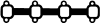 AJUSA 13078200 Gasket, exhaust manifold