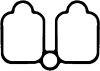 AJUSA 13086200 Gasket, intake manifold