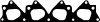 AJUSA 13086600 Gasket, intake manifold