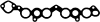 AJUSA 13094800 Gasket, intake manifold