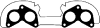 AJUSA 13095600 Gasket, exhaust manifold