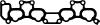 AJUSA 13100400 Gasket, intake manifold