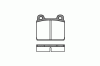 ROADHOUSE 2002.20 (200220) Brake Pad Set, disc brake