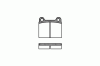 ROADHOUSE 2006.00 (200600) Brake Pad Set, disc brake