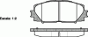 ROADHOUSE 21224.00 (2122400) Brake Pad Set, disc brake