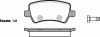 ROADHOUSE 21236.00 (2123600) Brake Pad Set, disc brake