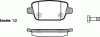 ROADHOUSE 21256.00 (2125600) Brake Pad Set, disc brake