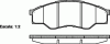 ROADHOUSE 21266.00 (2126600) Brake Pad Set, disc brake