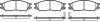 REMSA 1123.02 (112302) Brake Pad Set, disc brake