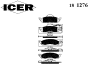 ICER 181276 Brake Pad Set, disc brake