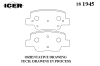 ICER 181945 Brake Pad Set, disc brake