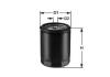 CLEAN FILTERS DO1815 Oil Filter