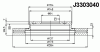 NIPPARTS J3303040 Brake Disc
