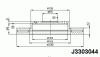 NIPPARTS J3303044 Brake Disc