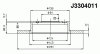 NIPPARTS J3304011 Brake Disc