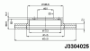 NIPPARTS J3304025 Brake Disc