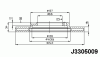 NIPPARTS J3305009 Brake Disc