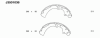 NIPPARTS J3501038 Brake Shoe Set