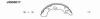 NIPPARTS J3503017 Brake Shoe Set
