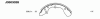 NIPPARTS J3503028 Brake Shoe Set