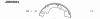 NIPPARTS J3503034 Brake Shoe Set