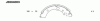 NIPPARTS J3504003 Brake Shoe Set