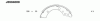 NIPPARTS J3504009 Brake Shoe Set