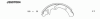 NIPPARTS J3507004 Brake Shoe Set