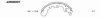 NIPPARTS J3508007 Brake Shoe Set
